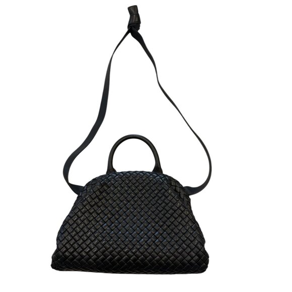 Bottega Veneta Intrecciato Top Handle Bag Black Pristine Condition - Picture 10 of 13